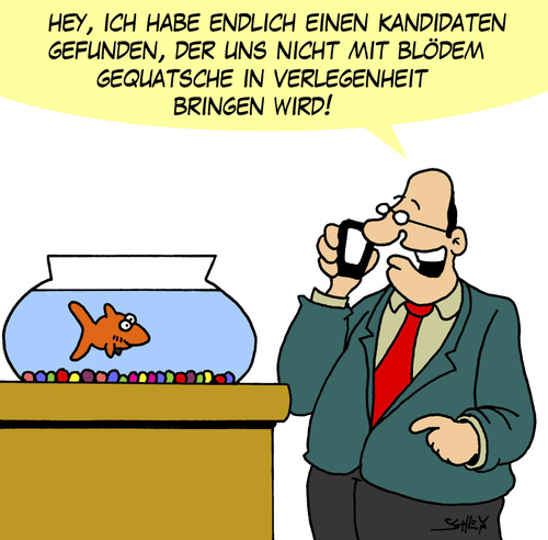 Cartoon: Der Kandidat (medium) by Karsten Schley tagged wahlen,politiker,politik,kandidaten,meinung,statements,wahlen,politik,kandidaten,meinung