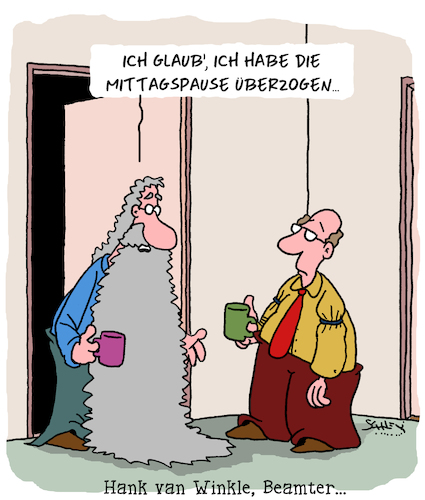 Cartoon: Der Überzieher (medium) by Karsten Schley tagged arbeit,arbeitgeber,arbeitnehmer,beamte,büro,behörde,pausen,arbeitszeit,arbeitsrecht,beamtenrecht,wirtschaft,politik,produktivität,gesellschaft,arbeit,arbeitgeber,arbeitnehmer,beamte,büro,behörde,pausen,arbeitszeit,arbeitsrecht,beamtenrecht,wirtschaft,politik,produktivität,gesellschaft