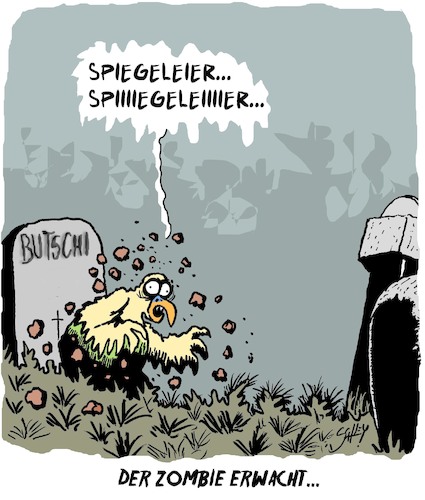 Cartoon: Der ZOMBIE erwacht... (medium) by Karsten Schley tagged zombies,horror,filme,comics,unterhaltung,mythen,folklore,bräuche,medien,geschichte,wellensittiche,gesellschaft,zombies,horror,filme,comics,unterhaltung,mythen,folklore,bräuche,medien,geschichte,wellensittiche,gesellschaft