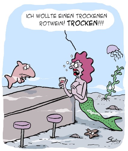 Die Meerjungfrau an der Bar Die Meerjungfrau an der Bar