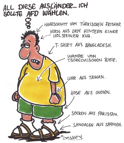 Cartoon: DU hast die Wahl! (medium) by Karsten Schley tagged politik,wahlen,faschismus,gesellschaft,afd,deutschland,extremismus,demokratie,bildung,politik,wahlen,faschismus,gesellschaft,afd,deutschland,extremismus,demokratie,bildung