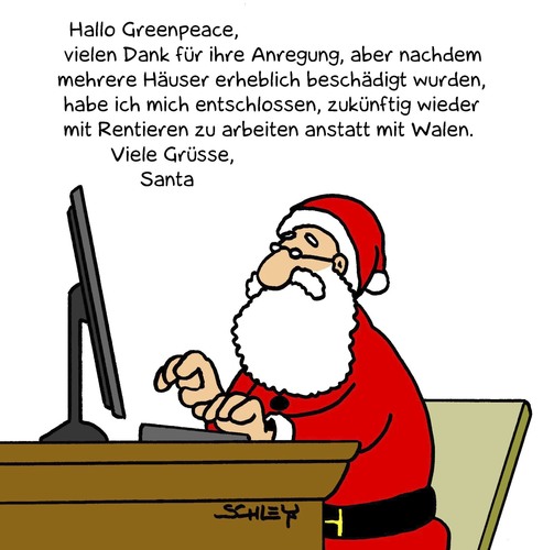 Eine Mail von Santa