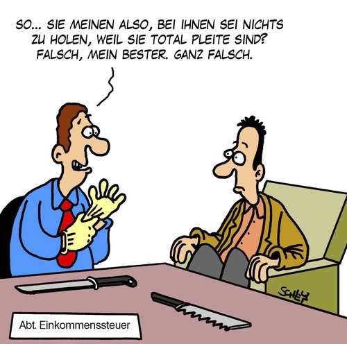 Cartoon: Einkommenssteuer (medium) by Karsten Schley tagged steuern,geld,steuerpolitik,fiskalpolitik,fiskus,einkommenssteuer,steuergesetze,einkommen,steuern,geld,steuerpolitik,fiskalpolitik,fiskus,einkommenssteuer,steuergesetze,einkommen