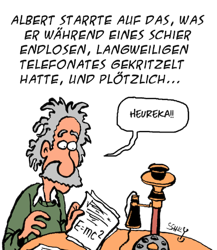 Cartoon: Einstein (medium) by Karsten Schley tagged einstein,physik,relativitätstheorie,forschung,wissenschaft,telefonieren,technik,geschichte,gesellschaft,einstein,physik,relativitätstheorie,forschung,wissenschaft,telefonieren,technik,geschichte,gesellschaft