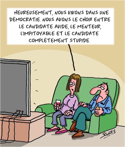 Cartoon: Election (medium) by Karsten Schley tagged election,politique,candidats,electeurs,democratie,election,politique,candidats,electeurs,democratie