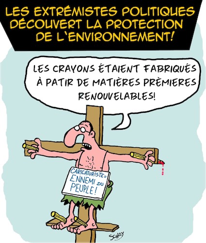 Cartoon: Ennemi du Peuple! (medium) by Karsten Schley tagged extremisme,caricaturistes,environnement,journalistes,medias,democratie,politique,extremisme,caricaturistes,environnement,journalistes,medias,democratie,politique