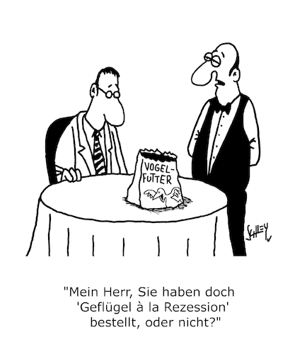 Cartoon: Es geht abwärts (medium) by Karsten Schley tagged restaurants,politik,rezession,einkommen,preise,geld,wirtschaft,gesellschaft,restaurants,politik,rezession,einkommen,preise,geld,wirtschaft,gesellschaft