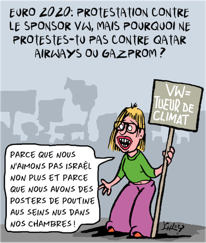 Euro2020 -Protestation contre VW Euro2020 -Protestation contre VW