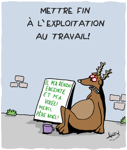 Cartoon: Exploitation (medium) by Karsten Schley tagged travail,employeur,employe,exploitant,bureau,exploitation,sexe,societe,travail,employeur,employe,exploitant,bureau,exploitation,sexe,societe