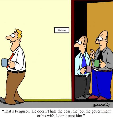 Cartoon: Ferguson (medium) by Karsten Schley tagged jobs,work,business,markets,money