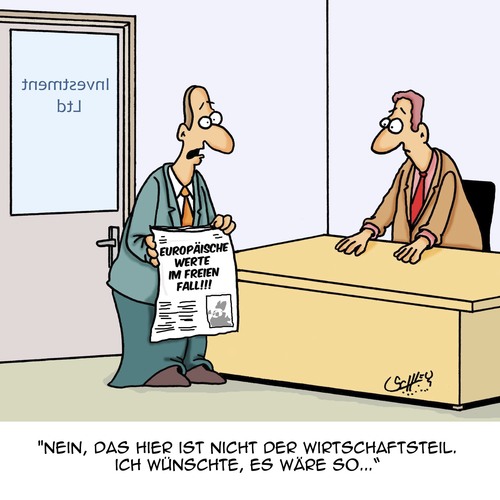 Cartoon: Frommer Wunsch... (medium) by Karsten Schley tagged europa,eu,wirtschaft,business,investments,nationalismus,egoismus,presse,gesellschaft,europa,eu,wirtschaft,business,investments,nationalismus,egoismus,presse,gesellschaft