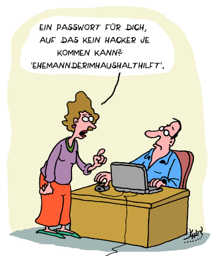 Cartoon: Ganz sicher! (medium) by Karsten Schley tagged it,computer,sicherheit,passworte,technik,daten,datendiebstahl,datensicherheit,internet,kriminalität,gesellschaft,it,computer,sicherheit,passworte,technik,daten,datendiebstahl,datensicherheit,internet,kriminalität,gesellschaft