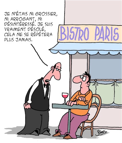 Garcon svp! Garcon svp!