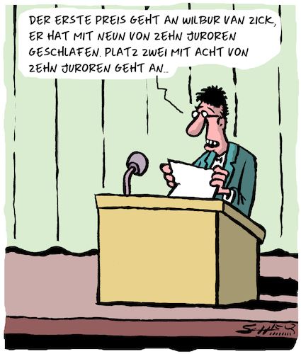 Cartoon: Gewinner!! (medium) by Karsten Schley tagged gewinner,preise,preisverleihungen,wettbewerb,sieger,kultur,unterhaltung,musik,film,literatur,gesellschaft,gewinner,preise,preisverleihungen,wettbewerb,sieger,kultur,unterhaltung,musik,film,literatur,sex,gesellschaft