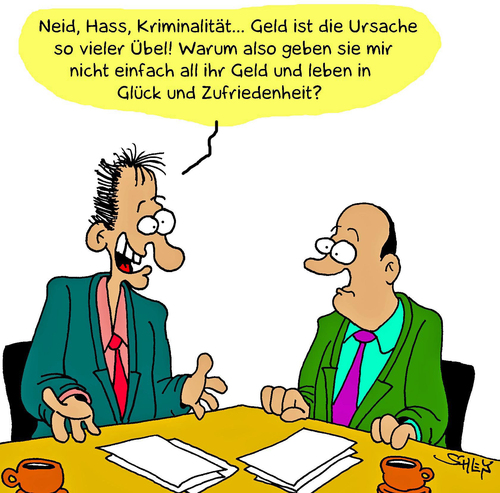 Cartoon: Glück (medium) by Karsten Schley tagged geld,ärger,kriminalität,neid,habgier,wirtschaft,spiritualität,investments,geldanlagen,erde,frieden,probleme,männer,gesellschaft,geld,ärger,kriminalität,habgier,wirtschaft,spiritualität,investments,geldanlagen,erde,frieden,probleme,männer,gesellschaft