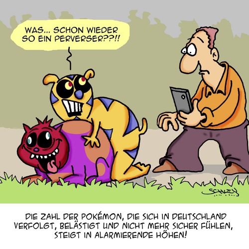 Cartoon: HETZJAGD!! (medium) by Karsten Schley tagged mode,jagd,zeitgeist,technik,kommunikation,pokemon,virtuelle,realität,internet,medien,business,wirtschaft,geld,mode,jagd,zeitgeist,technik,kommunikation,pokemon,virtuelle,realität,internet,medien,business,wirtschaft,geld