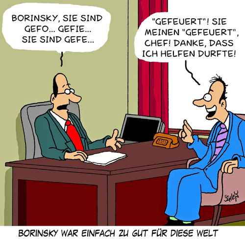 Cartoon: Hilfsbereit (medium) by Karsten Schley tagged arbeit,arbeitgeber,arbeitnehmer,arbeitslosigkeit,entlassungen,jobs,karriere,vorgesetzte,wirtschaft,business,gesellschaft,deutschland,arbeit,arbeitgeber,arbeitnehmer,arbeitslosigkeit,entlassungen,jobs,karriere,vorgesetzte,gesellschaft