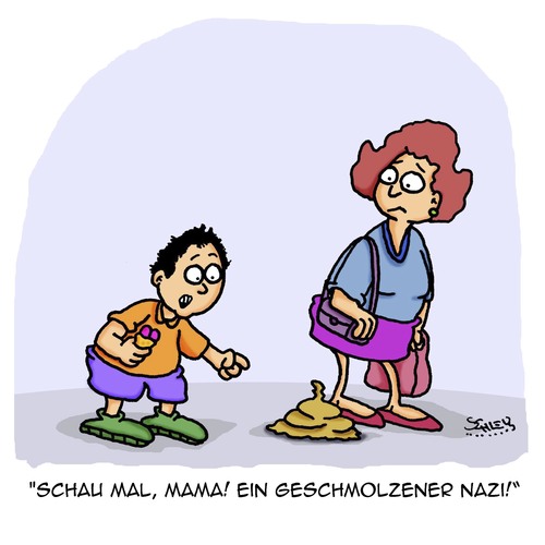 Cartoon: Hitze (medium) by Karsten Schley tagged politik,neonazis,demokratie,populismus,europa,deutschland,usa,gesellschaft,hitze,klima,wahlen,politik,neonazis,demokratie,populismus,europa,deutschland,usa,gesellschaft,hitze,klima,wahlen