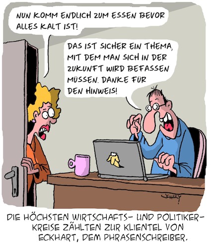 Cartoon: HÖCHSTE Kreise... (medium) by Karsten Schley tagged wirtschaft,politik,reden,worte,sprache,phrasen,autoren,jobs,gesellschaft,wirtschaft,politik,reden,worte,sprache,phrasen,autoren,jobs,gesellschaft