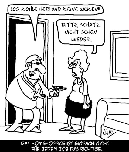 Cartoon: Home - Office (medium) by Karsten Schley tagged arbeit,jobs,homeoffice,corona,ehe,liebe,familie,männer,frauen,gesundheit,kriminalität,gesellschaft,arbeit,jobs,homeoffice,corona,ehe,liebe,familie,männer,frauen,gesundheit,kriminalität,gesellschaft