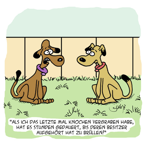 Cartoon: Hundeknochen (medium) by Karsten Schley tagged tiere,hunde,haustiere,knochen,tiernahrung,natur,tiere,hunde,haustiere,knochen,tiernahrung,natur