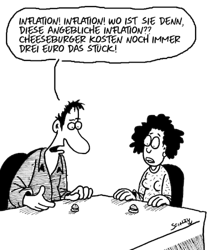 Cartoon: Inflation ist FAKE! (medium) by Karsten Schley tagged inflation,geld,politik,verbraucher,preise,kaufkraft,gesellschaft,medien,inflation,geld,politik,verbraucher,preise,kaufkraft,gesellschaft,medien