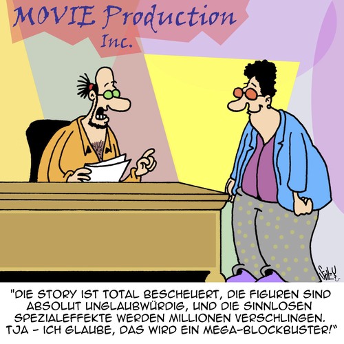 Cartoon: Intellektuelle Filmkultur (medium) by Karsten Schley tagged film,unterhaltung,business,wirtschaft,gesellschaft,filmwirtschaft,filmproduktion,filmproduzenten,filmemacher,autoren,film,unterhaltung,business,wirtschaft,gesellschaft,filmwirtschaft,filmproduktion,filmproduzenten,filmemacher,autoren