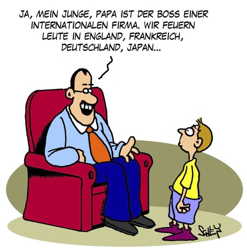 Cartoon: International (medium) by Karsten Schley tagged arbeit,arbeitgeber,arbeitnehmer,arbeitslosigkeit,wirtschaft,spekulation,geld,weltwirtschaft,arbeit,arbeitgeber,arbeitnehmer,arbeitslosigkeit,wirtschaft,spekulation,geld,weltwirtschaft