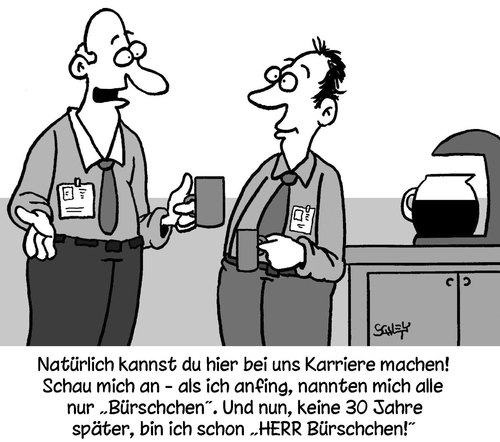 Cartoon: Karriere (medium) by Karsten Schley tagged arbeit,gesellschaft,karriere,wirtschaft,aufstieg,deutschland,jobs,arbeitnehmer,arbeit,gesellschaft,karriere,wirtschaft,aufstieg,deutschland,jobs,arbeitnehmer