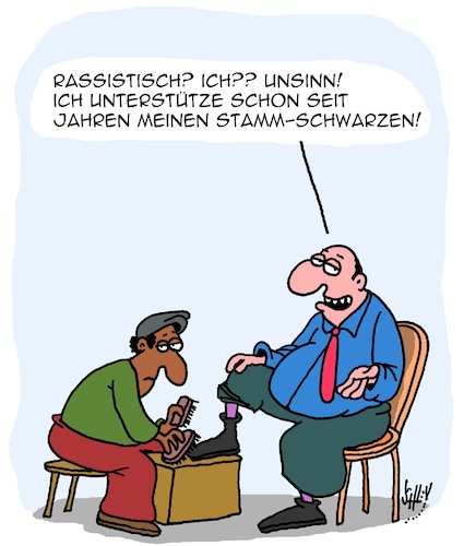Kein Rassist! Kein Rassist!
