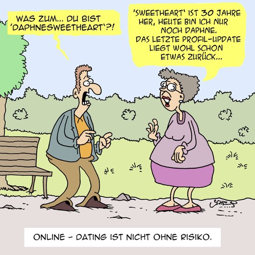 Cartoon: Kein Risiko - kein Spaß! (medium) by Karsten Schley tagged liebe,dating,online,männer,frauen,risiko,gesellschaft,computer,technik,kein,liebe,dating,online,männer,frauen,risiko,gesellschaft,computer,technik