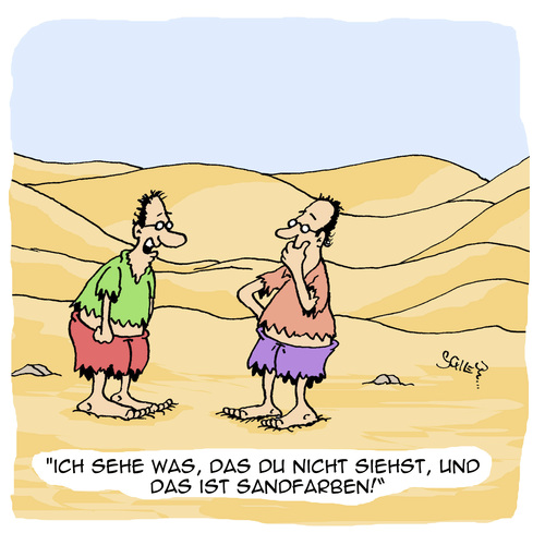 Cartoon: Komm spielen! (medium) by Karsten Schley tagged spielen,wüste,wetter,umwelt,natur,hitze,klima,menschen,sand,spielen,wüste,wetter,umwelt,natur,hitze,klima,menschen,sand