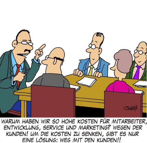 Cartoon: Kostenfaktor (medium) by Karsten Schley tagged geld,wirtschaft,arbeitnehmer,finanzen,finanzkrise,gesellschaft,business,geld,wirtschaft,arbeitnehmer,finanzen,finanzkrise,gesellschaft,business