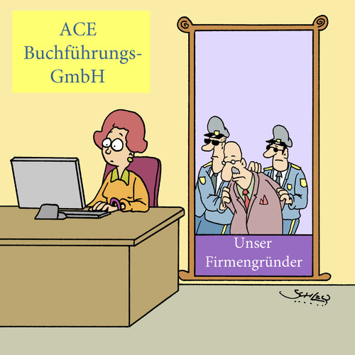 Cartoon: Kreative Buchführung (medium) by Karsten Schley tagged wirtschaft,business,buchführung,wirtschaftskriminalität,verbrechen,gesetze,justiz,polizei,betrug,geld,kapitalismus,wirtschaft,business,buchführung,wirtschaftskriminalität,verbrechen,gesetze,justiz,polizei,betrug,geld,kapitalismus