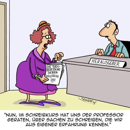 Cartoon: Kreativität (medium) by Karsten Schley tagged literatur,kreativität,schreiben,autoren,schriftsteller,erfahrungen,schreibkurse,bildung,kunst,hobbies,literatur,kreativität,schreiben,autoren,schriftsteller,erfahrungen,schreibkurse,bildung,kunst,hobbies,sex