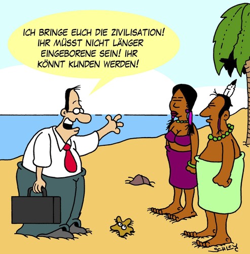 Cartoon: Kunde (medium) by Karsten Schley tagged verkaufen,verkäufer,umsatz,wirtschaft,geld,gesellschaft,profit,sales,business,verkaufen,verkäufer,umsatz,wirtschaft,geld,gesellschaft