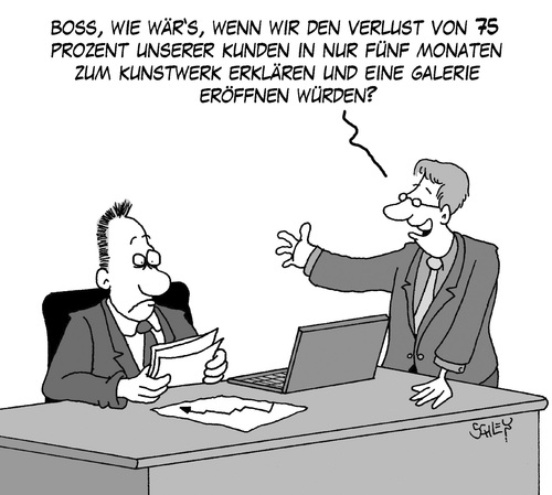 Cartoon: Kunstwerk! (medium) by Karsten Schley tagged wirtschaft,business,geld,umsatz,euro,eurokrise,wirtschaftskrise,kunden,verkaufen,verkäufer,sales,marketing,kunst,kunstwerke,galerien,wirtschaft,business,geld,umsatz,euro,eurokrise,wirtschaftskrise,kunden,verkaufen,verkäufer,sales,marketing,kunst,kunstwerke,galerien