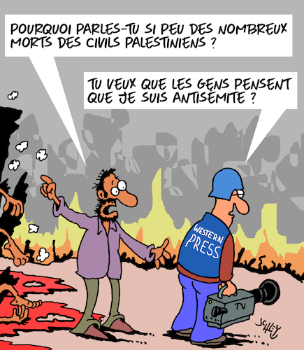 La guerre de Gaza dans les media