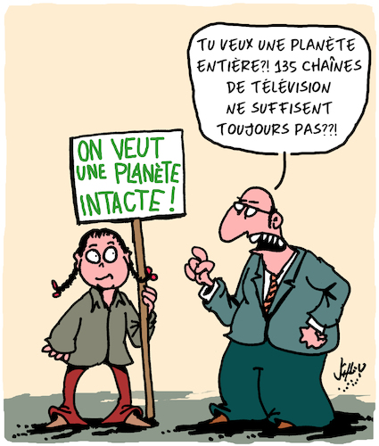 Cartoon: La jeunesse outrageante (medium) by Karsten Schley tagged jeunesse,environnement,climat,politique,traditionalistes,capitalisme,economie,industrie,jeunesse,environnement,climat,politique,traditionalistes,capitalisme,economie,industrie