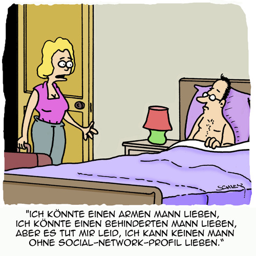 Cartoon: LIEBE (medium) by Karsten Schley tagged gesellschaft,armut,facebook,netzwerke,soziale,dating,liebe,frauen,männer,männer,frauen,liebe,dating,soziale,netzwerke,facebook,armut,gesellschaft