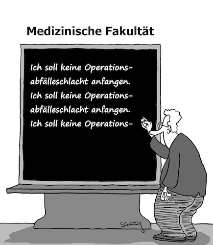 Cartoon: Medizinstudenten (medium) by Karsten Schley tagged studium,ausbildung,medizin,ärzte,lernen,bildung,gesundheit,gesellschaft,studium,ausbildung,medizin,ärzte,lernen,bildung,gesundheit,gesellschaft