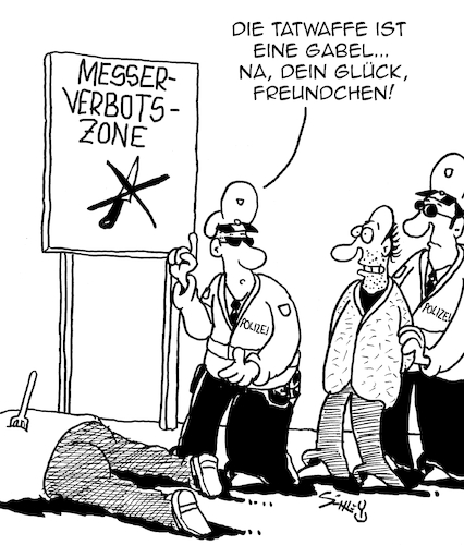 Messer-Verbotszone Messer-Verbotszone
