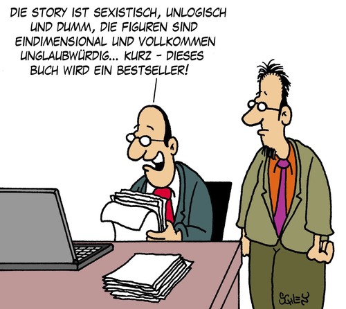 Cartoon: Moderne Literatur (medium) by Karsten Schley tagged literatur,kunst,kultur,massengeschmack,mainstream,bücher,literaturkritiker,feulleton,business,wirtschaft,bestseller,literatur,kunst,kultur,massengeschmack,mainstream,bücher,literaturkritiker,feulleton,bestseller