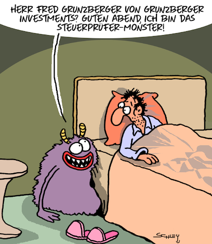 Cartoon: MONSTER!!! (medium) by Karsten Schley tagged monster,albträume,scifi,horror,steuern,steuerhinterziehung,wirtschaftskriminalität,steuerprüfungen,steuerprüfer,finanzen,investments,investoren,monster,albträume,scifi,horror,steuern,steuerhinterziehung,wirtschaftskriminalität,steuerprüfungen,steuerprüfer,finanzen,investments,investoren