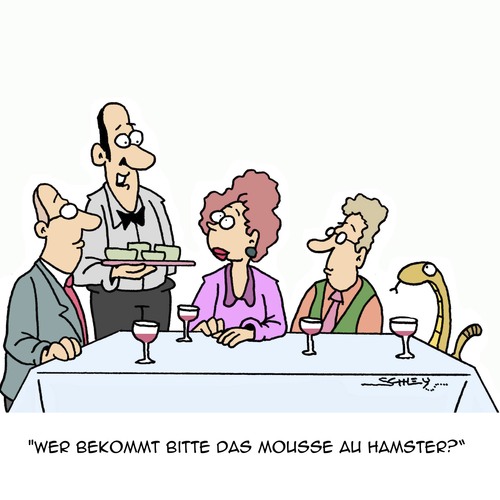 Cartoon: Nachtisch (medium) by Karsten Schley tagged restaurants,essen,ernährung,gastronomie,freizeit,familie,nachtisch,kochen,gesellschaft,restaurants,essen,ernährung,gastronomie,freizeit,familie,nachtisch,kochen,gesellschaft