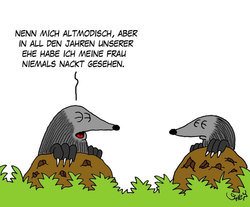 Cartoon: NACKT!! (medium) by Karsten Schley tagged tiere,natur,männer,frauen,ehe,nackt,liebe,tiere,natur,männer,frauen,ehe,nackt,sex,liebe
