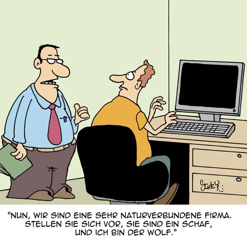 Cartoon: Natürlich natürlich! (medium) by Karsten Schley tagged natur,naturverbundenheit,natürlich,tiere,ökologie,nachhaltig,büro,arbeit,arbeitgeber,arbeitnehmer,jobs,business,wirtschaft,natur,naturverbundenheit,natürlich,tiere,ökologie,nachhaltig,büro,arbeit,arbeitgeber,arbeitnehmer,jobs,business,wirtschaft