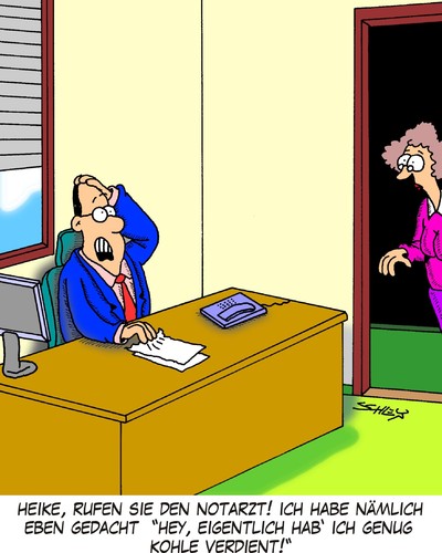 Cartoon: Notarzt (medium) by Karsten Schley tagged gesundheit,geld,wirtschaft,gesundheit,geld,wirtschaft