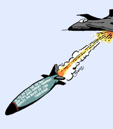 Cartoon: Nous sommes desoles (medium) by Karsten Schley tagged netanyahu,israel,gaza,hamas,guerre,civils,morts,represailles,politique,netanyahu,israel,gaza,hamas,guerre,civils,morts,represailles,politique