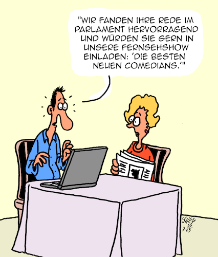 Cartoon: Parlamentsrede (medium) by Karsten Schley tagged politiker,politik,reden,parlament,demokratie,kompetenz,glaubwürdigkeit,medien,comedy,unterhaltung,gesellschaft,politiker,politik,reden,parlament,demokratie,kompetenz,glaubwürdigkeit,medien,comedy,unterhaltung,gesellschaft